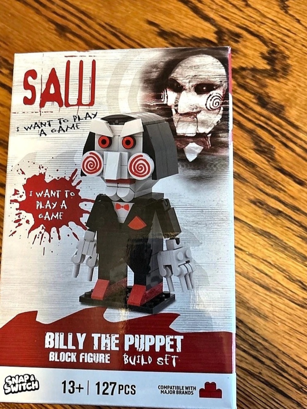 Snap Ships Billy the Puppet Block Figure Block Figure Building Set NWT